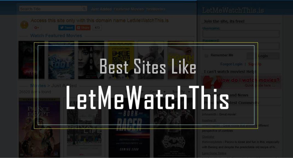 LetMeWatchThis | 15 Sites Like LetMeWatchThis