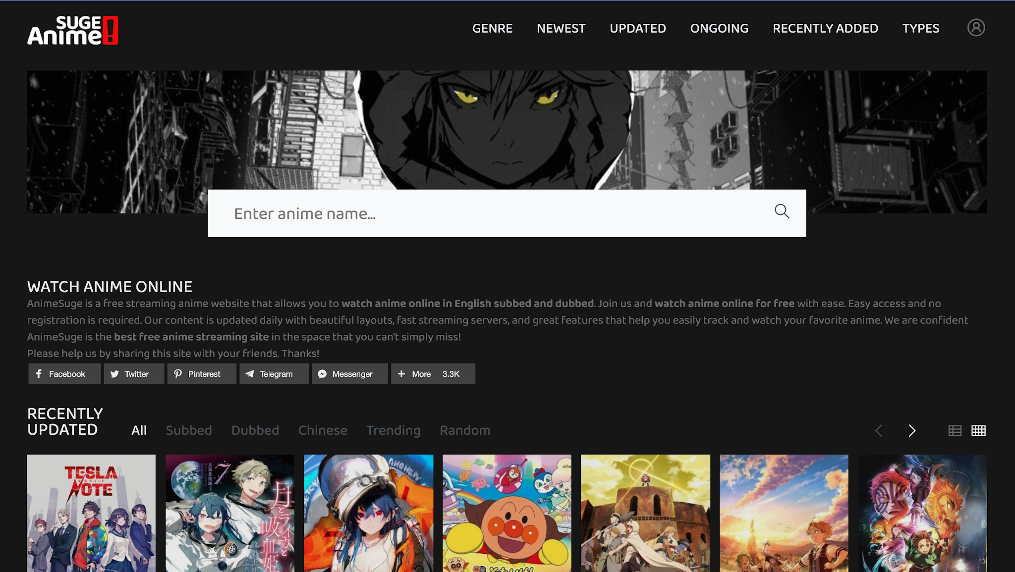 Top 24 Best Animesuge Alternatives to Watch Free Anime